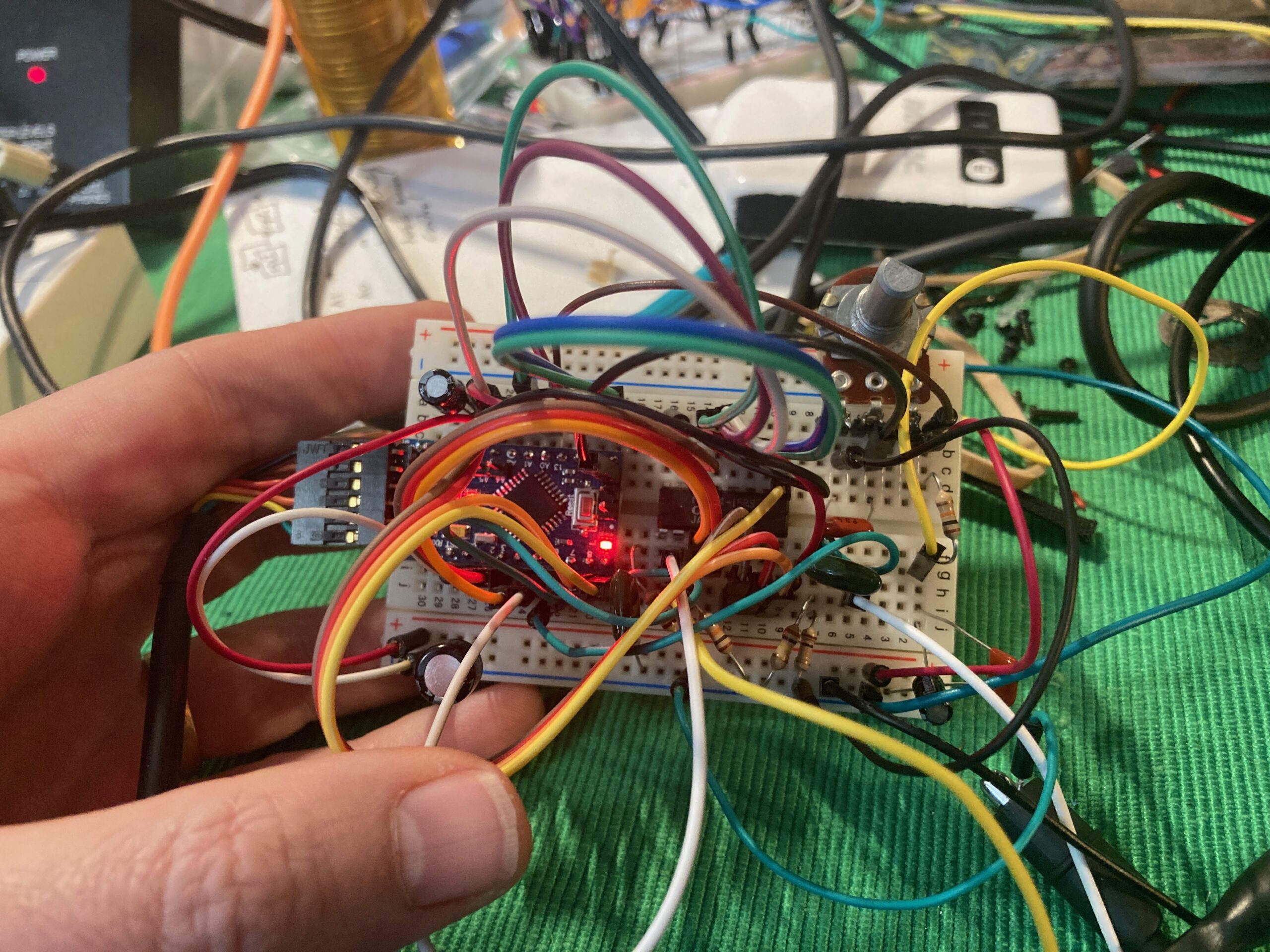 Audio Digital Delay with DRAM and Arduino